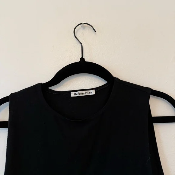 Reformation Rylan Two Piece Set Black - Picture 12 of 14